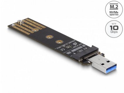 Delock Kombo převodník pro SSD M.2 NVMe PCIe nebo SATA s USB 3.2 Gen 2 64197 DeLock