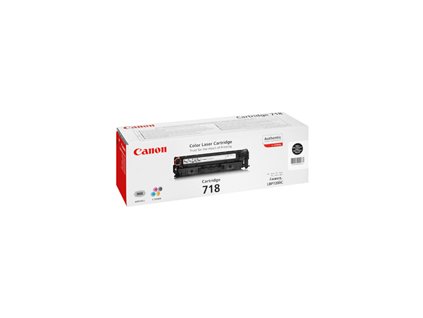 Canon toner CRG-718BK, černy 2662B002