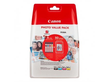 Canon INK CLI-581XL BK/C/M/Y PHOTO VALUE BL 2052C004