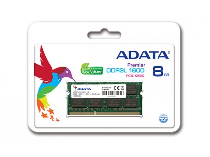 Adata/SO-DIMM DDR3L/8GB/1600MHz/CL11/1x8GB ADDS1600W8G11-S ADATA