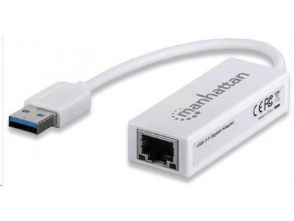 MANHATTAN USB 3.0 Gigabitový ethernetový adaptér (LAN, RJ45) 506847 Manhattan