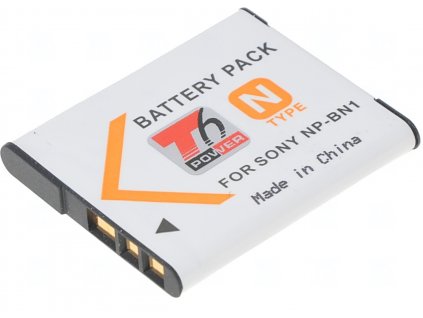 Baterie T6 Power Sony NP-BN1, 600mAh, 2,2Wh, šedá DCSO0027 T6 power