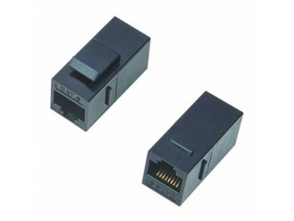 DATACOM Spojka panel UTP 2 x RJ45 (8p8c) Cat5e,přímá,plast 4241