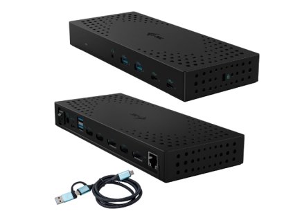 i-tec USB 3.0 / USB-C / Thunderbolt, 3x 4K Docking Station Gen 2, Power Delivery 100W CATRIPLE4KDOCKPD2 I-Tec