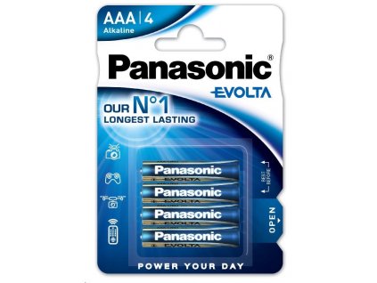 PANASONIC Alkalické baterie EVOLTA Platinum LR03EGE/4BP AAA 1,5V (Blistr 4ks) 2781,00 Panasonic