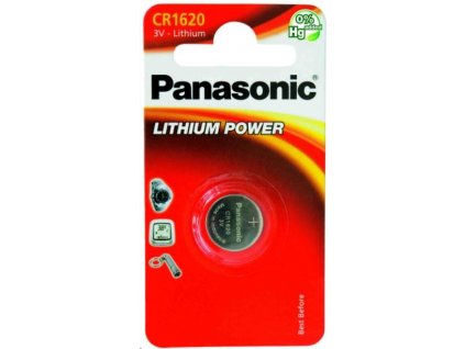 PANASONIC Lithiová baterie (knoflíková) CR-1620EL/1B 3V (Blistr 1ks) 330094,00 Panasonic