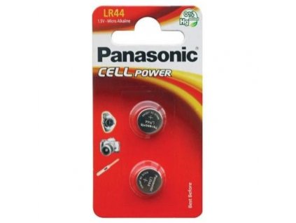 PANASONIC Alkalická MIKRO baterie LR-44EL/2B 1,5V (Blistr 2ks) 330080,00 Panasonic