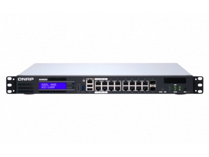 QNAP switch QGD-1600P-8G (4x 60W Gigabit PoE + 12x 30W Gigabit PoE (2x kombinovaný PoE/SFP))