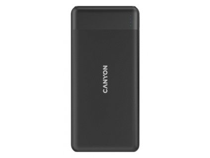 Canyon PB-109, Powerbank, Li-Pol, 10.000 mAh, Vstup: 1x Lightning a 1x USB-C, Výstup: 1x USB-C a 1x USB-A, čierna CNE-CPB1009B