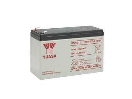 Baterie pro UPS - YUASA NPW45-12 (12V, 45W/čl./faston F2) 13620 Panasonic