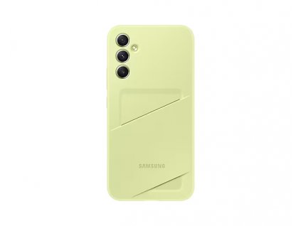 Samsung Zadní kryt s kapsou na kartu pro Samsung Galaxy A34 Lime EF-OA346TGEGWW