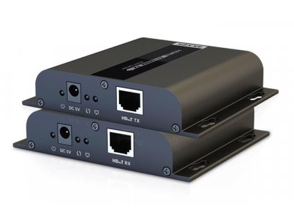 PremiumCord 4K HDMI extender na 120m přes LAN, over IP, HDBitT khext120-7