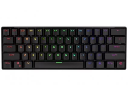 Endorfy herní klávesnice Thock Compact RD RGB /USB/ red sw. / bezdrátová / mechanická / US layout / mini /černá RGB EY5A068 SilentiumPC