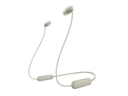 SONY sluchátka WI-C100 bezdr., šedá WIC100C.CE7 Sony