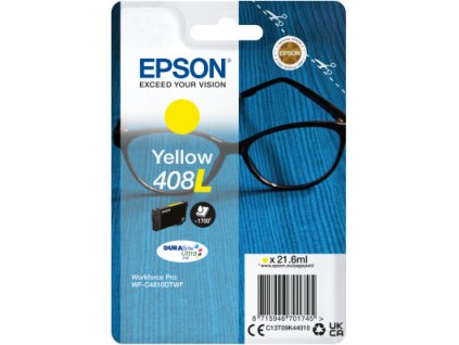EPSON Singlepack Yellow 408L DURABrite Ultra Ink C13T09K44010 Epson