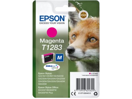 Epson Singlepack Magenta T1283 DURABrite Ultra Ink C13T12834012