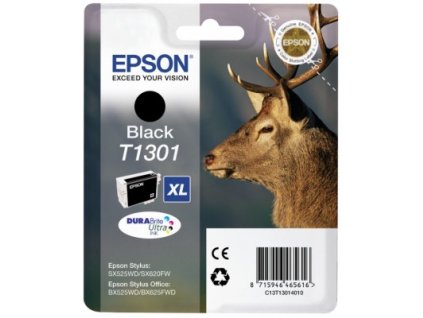 Epson Singlepack Black T1301 DURABrite Ultra Ink C13T13014012