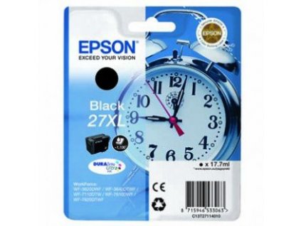 Epson Singlepack Black 27XL DURABrite Ultra Ink C13T27114012