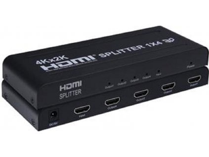 HDMI 1.4a splitter 1-4 portů kovový, 3D, FullHD khsplit4b ATEN