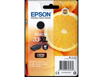 Epson Singlepack Black 33XL Claria Premium Ink C13T33514012