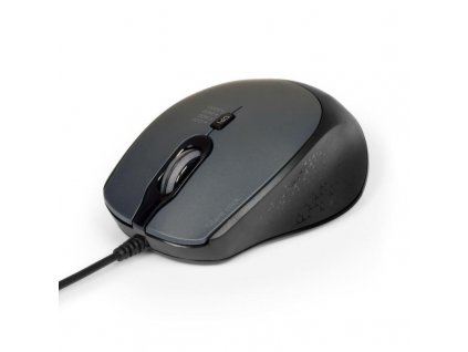 PORT optická myš SILENT, USB-A/USB-C, 3600 DPI, černá 900711