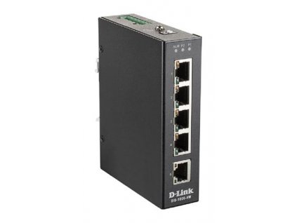 D-Link DIS-100E-5W 5 Port Unmanaged Switch with 5 x 10/100 BaseT(X) ports