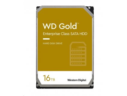WD GOLD WD161KRYZ 16TB SATA/ 6Gb/s 512MB cache 7200 otáčok za minútu, CMR, Enterprise Western Digital