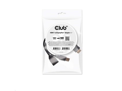 Adaptér HDMI Club3D 1.4 na DisplayPort 1.1 (M/F), napájanie USB, 18 cm CAC-2330 Club 3D