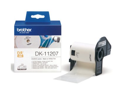 DK-11207 (papírové / CD,DVD štítek - 100 ks) DK11207 Brother