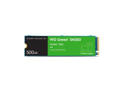 wd green sn350 nvme ssd 500gb front s