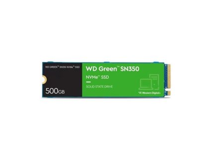 WD Green SN350 500G SSD PCIe Gen3 8 Gb/s, M.2 2280, NVMe ( r2400MB/s, w1500MB/s ) WDS500G2G0C Western Digital