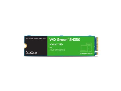 wd green sn350 nvme ssd 250gb front s