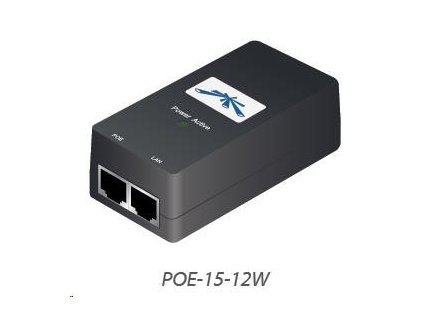 UBNT POE-15-12W [PoE adaptér 15V/0,8A (12W), vrátane. napájací kábel] POE-15-12W(EU) Ubiquiti