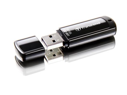 TRANSCEND Flash disk 16GB JetFlash®350, USB 2.0 (R:13/W:4 MB/s) čierna TS16GJF350 Transcend