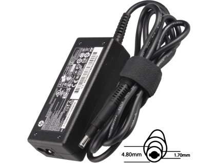 Napájecí adaptér 65W,19,5V 4.8x1.7 long, originál HP 77011105 SIL