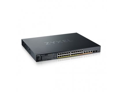 Zyxel XMG1930-30HP, 24-port 2.5GbE Smart Managed Layer 2 PoE 700W 22xPoE+/8xPoE++ Switch with 4 10GbE and 2 SFP+ Uplink XMG1930-30HP-ZZ0101F ZyXEL