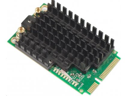 MikroTik R11e-2HPnD, karta mini-PCIe, 802.11b/g/n, MMCX