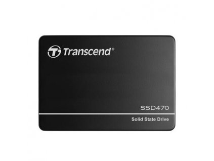 TRANSCEND SSD470K 2TB Industrial (3K P/E) SSD disk 2.5" SATA3, 3D TLC, Aluminium case, 560MB/s R, 520 MB/W, černý TS2TSSD470K Transcend
