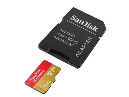 SanDisk Extreme/micro SDXC/64GB/170MBps/UHS-I U3 / Class 10/+ Adaptér SDSQXAH-064G-GN6MA