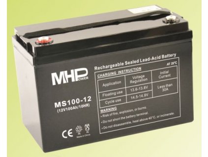 Pb akumulátor MHPower VRLA AGM 12V/100Ah (MS100-12 Carspa