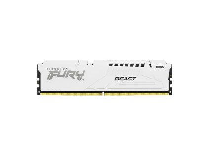 Kingston FURY Beast White/DDR5/32GB/6000MHz/CL40/1x32GB/White KF560C40BW-32