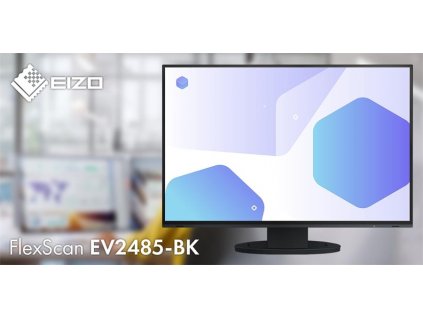 24'' LED EIZO EV2485-WUXGA,IPS,DP,USB-C,bk EV2485-BK