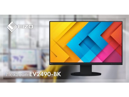 24'' LED EIZO EV2490-FHD,IPS,DP,USB-C loop,bk EV2490-BK