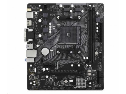 ASRock MB Sc AM4 A520M-HDV, AMD A520M, 2xDDR4, HDMI, DVI