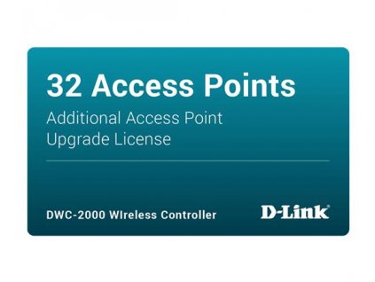 D-Link DWC-2000-AP32-LIC Wireless Controller 2000 32 AP Service Pack