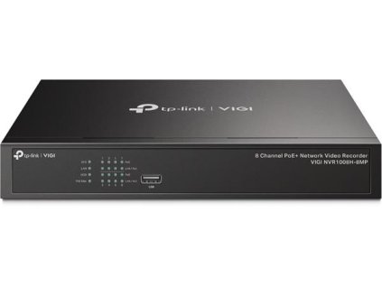 TP-Link VIGI NVR1008H-8MP, [NVR, 8 channels, 8x PoE] TP-link