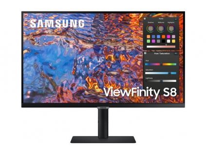 Samsung/ViewFinity S80PB/27''/IPS/4K UHD/60Hz/5ms/Black/2R LS27B800PXUXEN