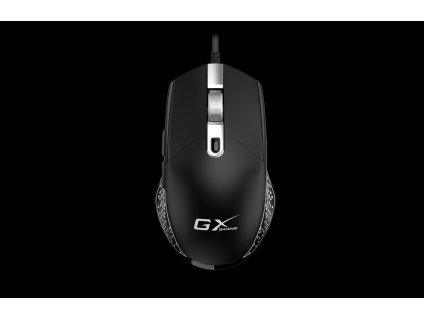 Genius GX Gaming Scorpion M705, Myš, herní, drátová, optická, RGB podsvícení, 800-7200DPI, 6 tlačítek, USB, černá 31040008400