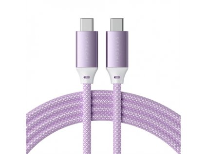 Satechi kábel USB-C to USB-C Cable 100W 2m - Purple ST-TCC2MV