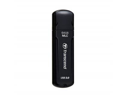 Transcend 64GB JetFlash 750, USB 3.0 flash disk, MLC, LED indikace, černý TS64GJF750K
